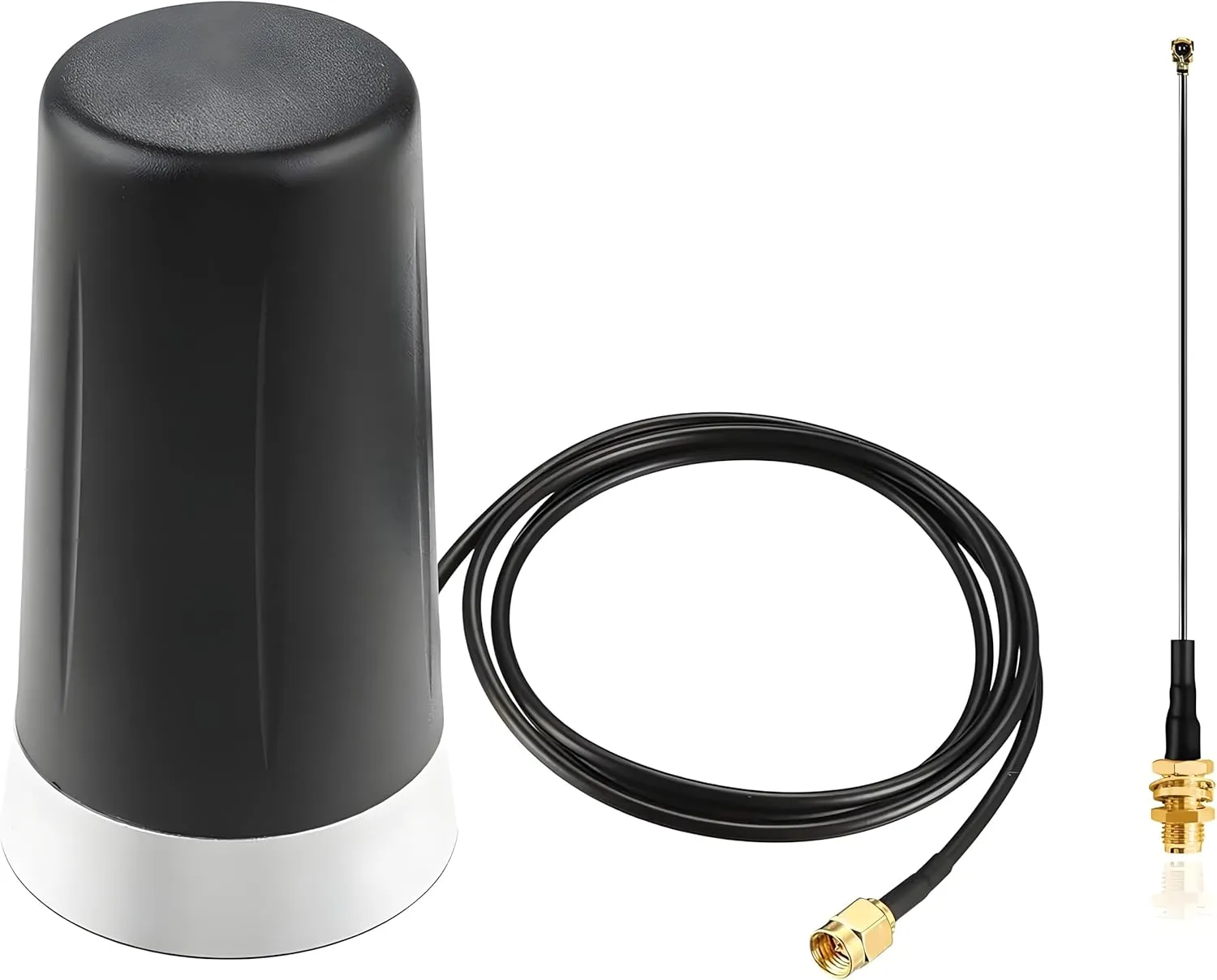 Magnetic mount car antenna for mobile LoRa mesh networking